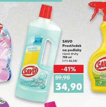 Kaufland Savo prostředek na podlahy nabídka
