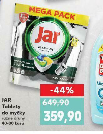 Kaufland Jar tablety do myčky nabídka