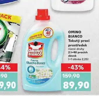 Kaufland Omnio bianco tekutý prací prostředek nabídka