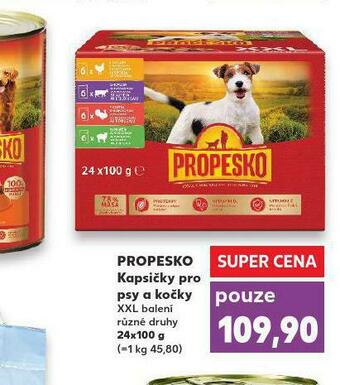 Kaufland Propesko kapsičky pro psy nabídka