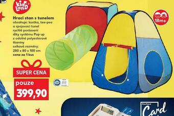 Kaufland Hrací stan s tunelem nabídka