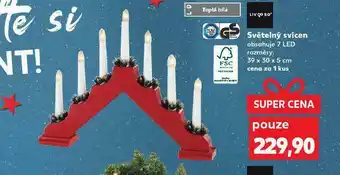 Kaufland Světelný svícen nabídka