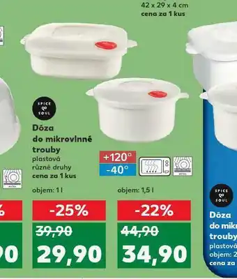Kaufland Dóza do mikrovlnné trouby 1l nabídka