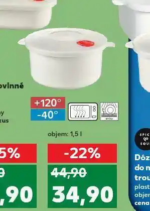 Kaufland Dóza do mikrovlnné trouby 1,5l nabídka