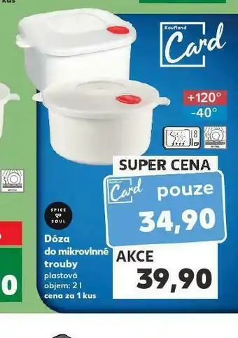 Kaufland Dóza do mikrovlnné trouby 2l nabídka