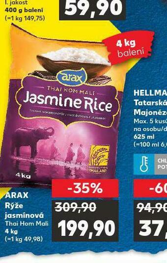 Kaufland Arax rýže jasmínová nabídka