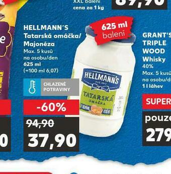 Kaufland Hellman´s tatarská omáčka, majonéza nabídka
