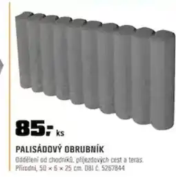 OBI Palisádový obrubník nabídka