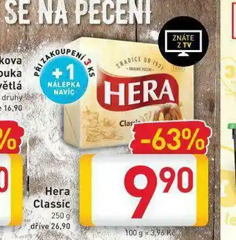 Billa Hera classic 250 g nabídka