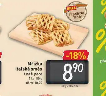 Billa Mřížka italská směs nabídka