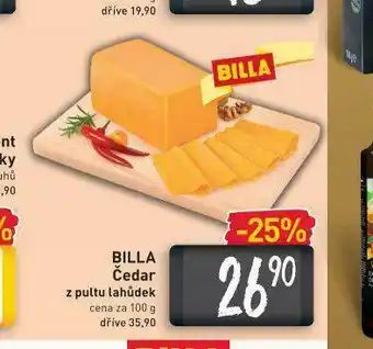 Billa Billa čedar nabídka