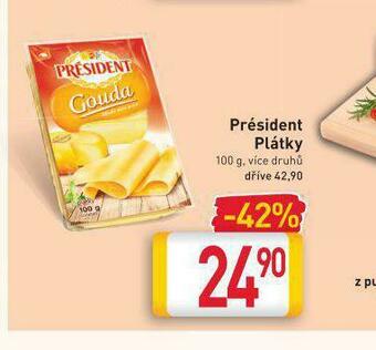 Billa Président plátky nabídka