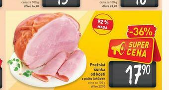Billa Pražská šunka od kosti nabídka
