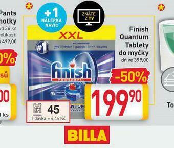 Billa Finish quantum tablety do myčky nabídka