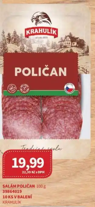 Kubík potraviny Salám Poličan nabídka