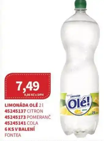 Kubík potraviny Limonáda OLÉ nabídka