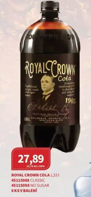 Kubík potraviny ROYAL CROWN Cola nabídka