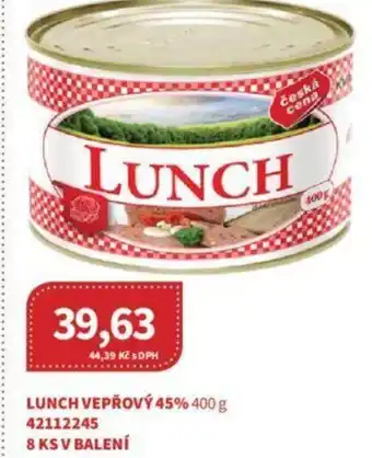 Kubík potraviny Lunch Vepřový 45% nabídka