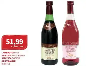 Kubík potraviny Lambrusco nabídka