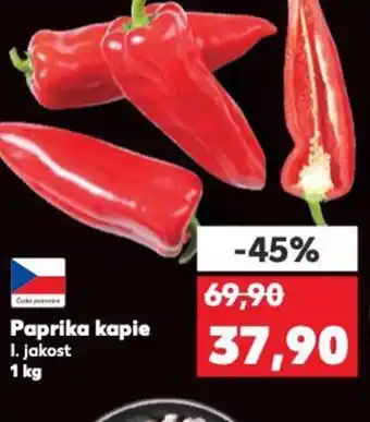 Kaufland Paprika kapie nabídka