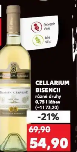 Kaufland CELLARIUM BISENCII nabídka