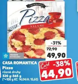 Kaufland CASA ROMANTICA Pizza nabídka