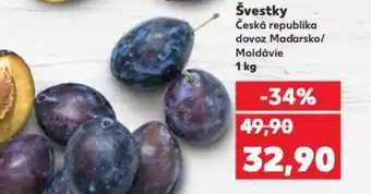 Kaufland Švestky nabídka