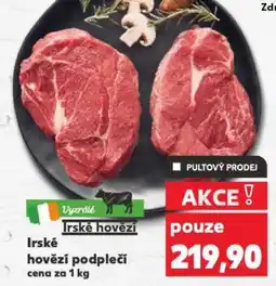 Kaufland Irské hovězí podpleči nabídka