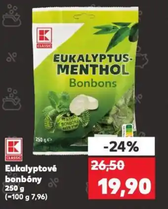 Kaufland Eukalyptové bonbóny nabídka