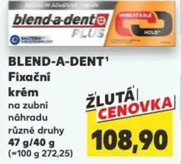 Kaufland BLEND-A-DENT Fixační krém nabídka