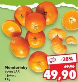 Kaufland Mandarinky nabídka