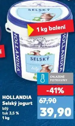 Kaufland HOLLANDIA Selský jogurt nabídka
