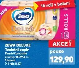 Kaufland ZEWA DELUXE Toaletní papír nabídka