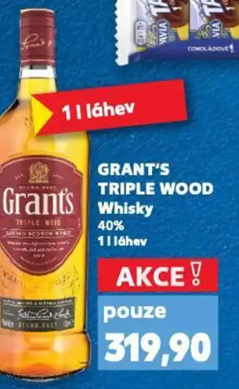 Kaufland GRANT'S TRIPLE WOOD Whisky nabídka