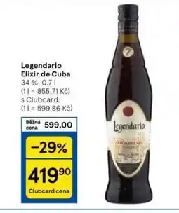 Tesco Legendario elixir de cuba nabídka