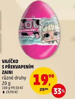 Penny Market ZAINI Vajíčko s Překvapením nabídka