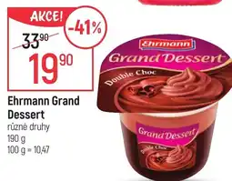 Globus EHRMANN Grand Dessert nabídka