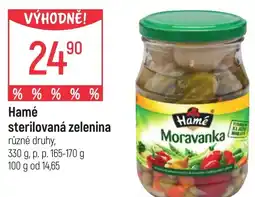 Globus HAME sterilovaná zelenina nabídka