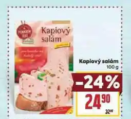 Billa Kapiový salám nabídka