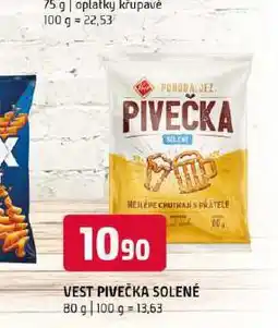 Terno Vest pivečka solené nabídka