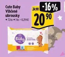 Albert Cute baby dětské vlhčené ubrousky nabídka