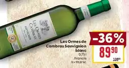 Billa LES ORMES DE CAMBRAS Sauvignion blanc nabídka