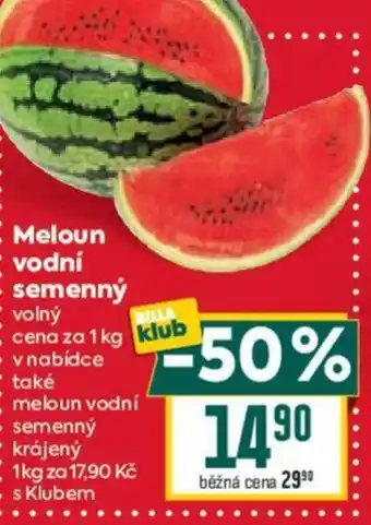 Billa Meloun Vodní semenný nabídka