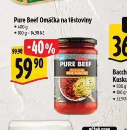 Albert Pure beef omáčka na těstoviny nabídka