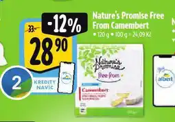 Albert Free from camembert nabídka