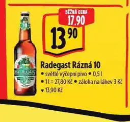 Albert Pivo radegast nabídka
