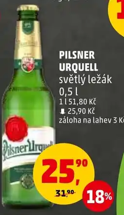 Penny Market PILSNER URQUELL nabídka