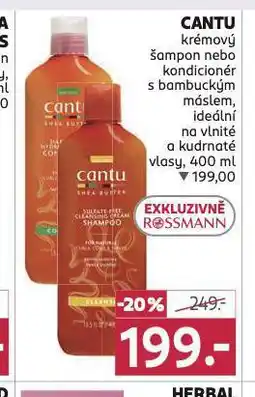 Rossmann Cantu šampon nabídka