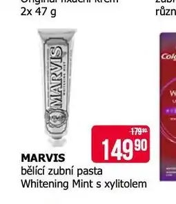 Teta Marvis bělící zubní pasta nabídka