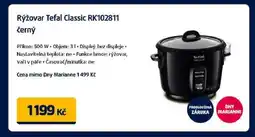 Datart Rýžovar TEFAL Classic RK102811 černý nabídka